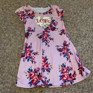 Beautiful flip sequin dress